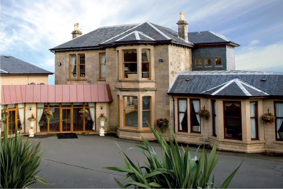 Exterior view of Alt Na Craig house.